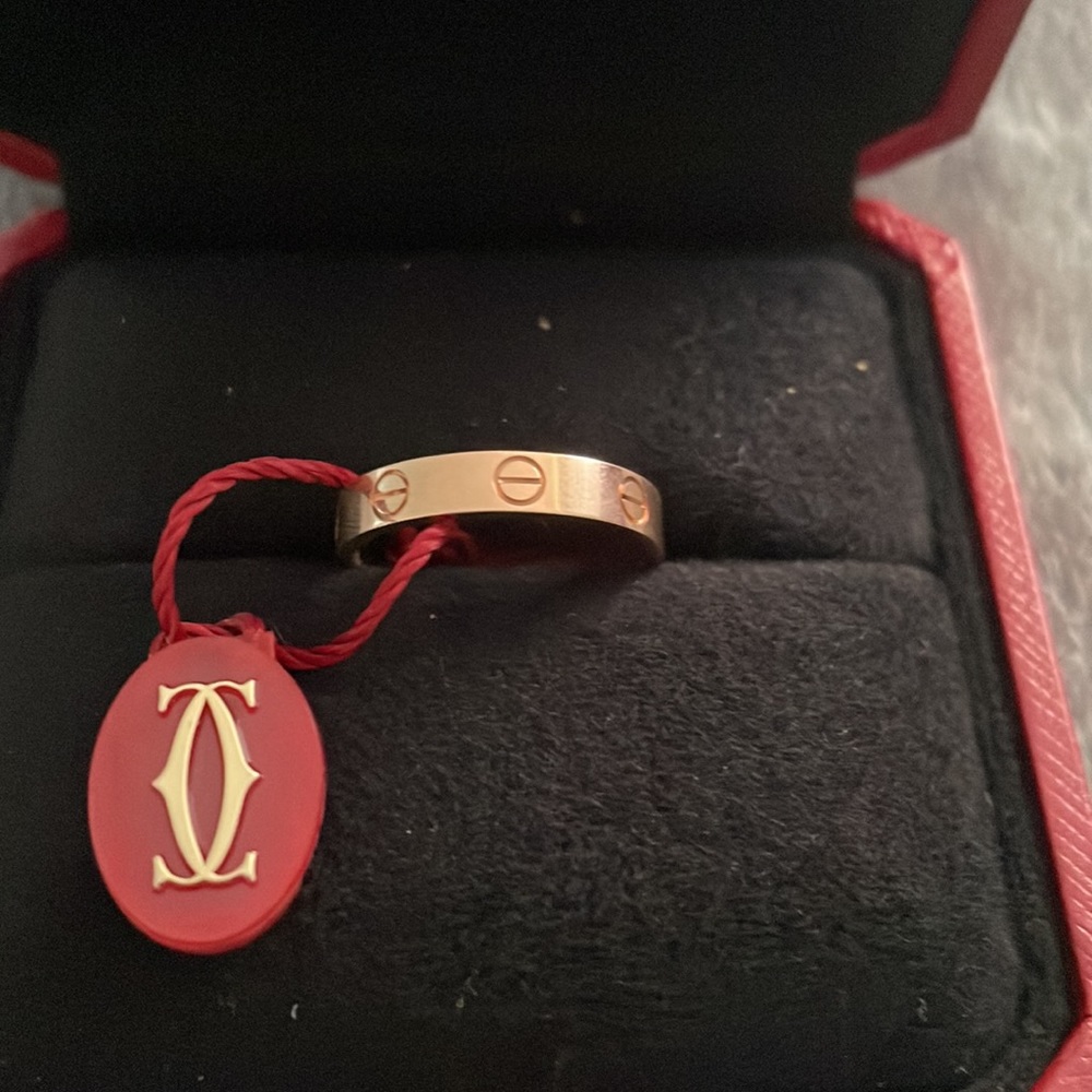 BEAUTIFUL CARTIER ROSE GOLD LOVE WEDDING BAND -🌟NWT